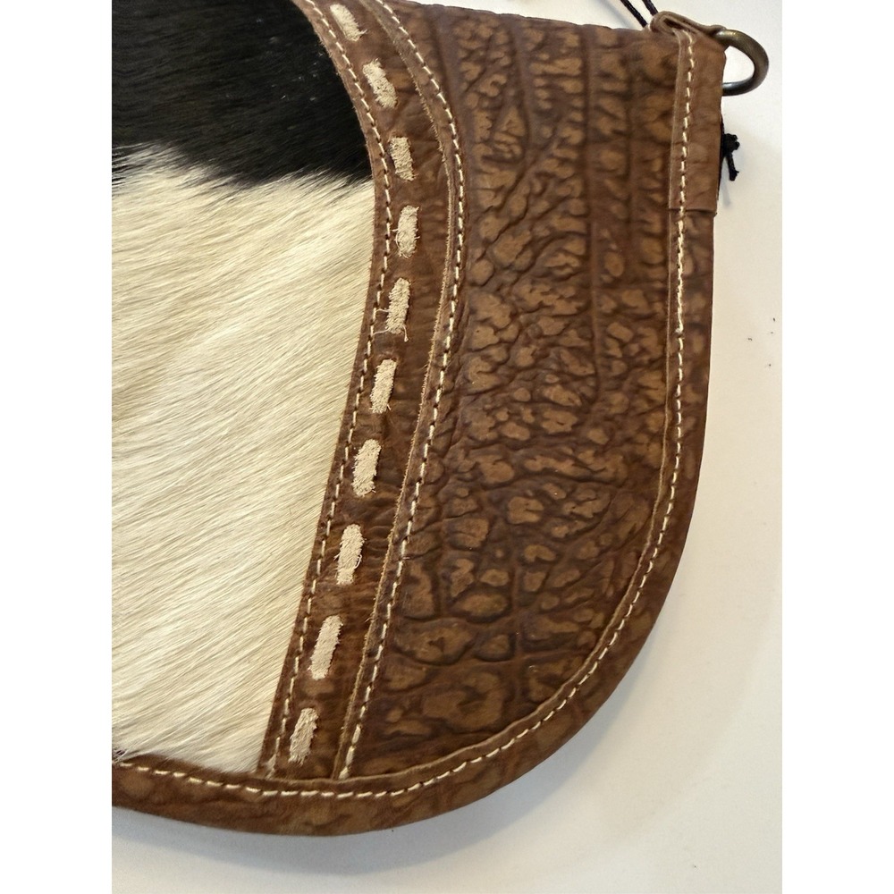 NWT Myra Bag Cowhide Leather Zippered Pistol Case Soft Handgun Storage Pouch - Picture 2 of 12